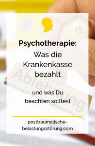 Psychotherapie: Was die Krankenkasse bezahlt - posttraumatische-belastungsstörung.com